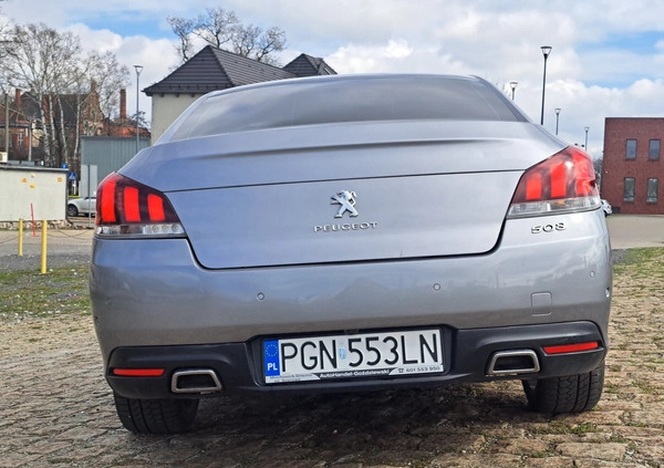 Peugeot 508 cena 62000 przebieg: 200000, rok produkcji 2017 z Gniezno małe 667